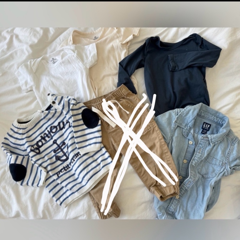12-18 month baby boy tops and nautical Sweater and tops Set various brands